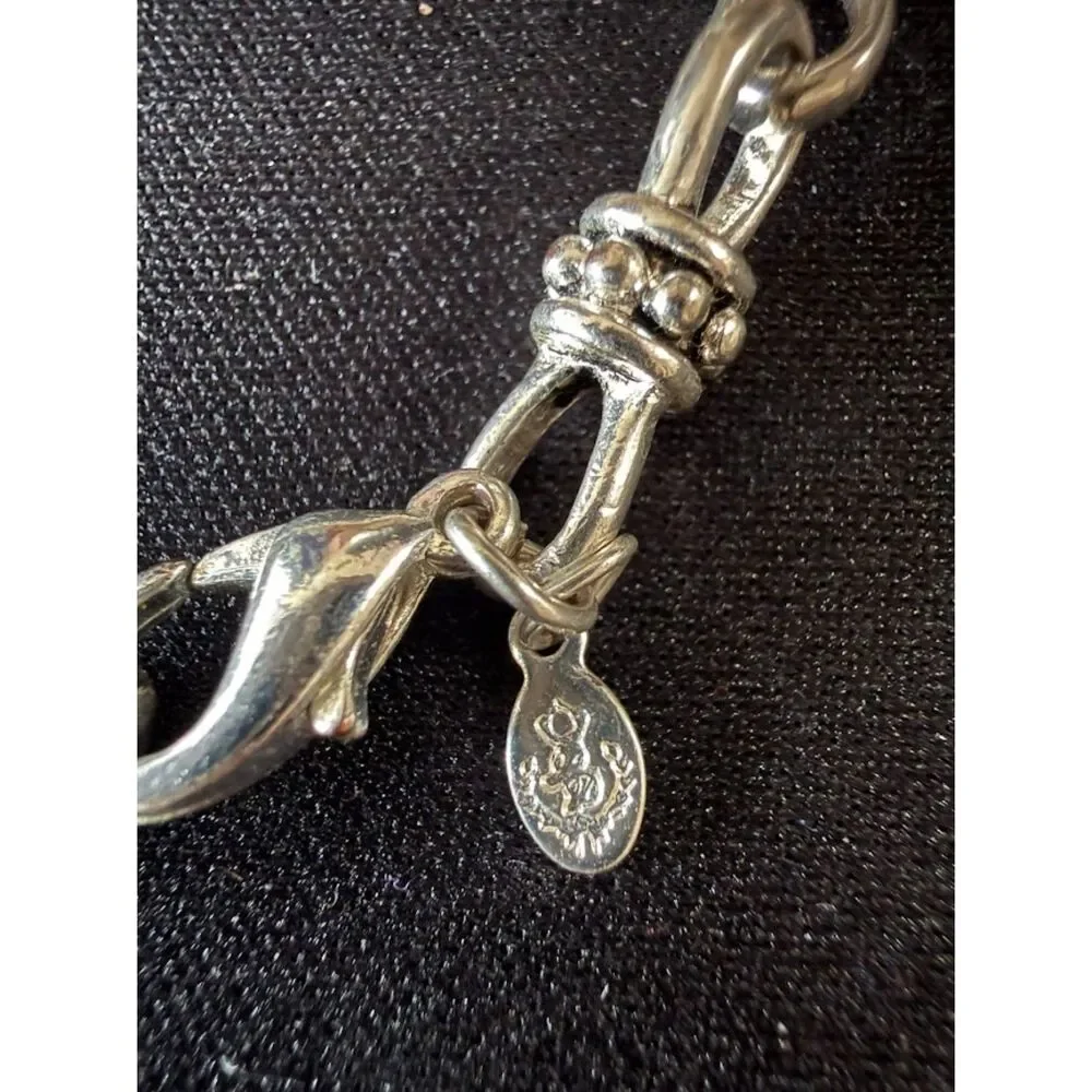 Premier Designs Lauren silver-plated link bracelet.